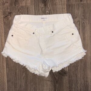 O’Neill White Denim Shorts size 29
